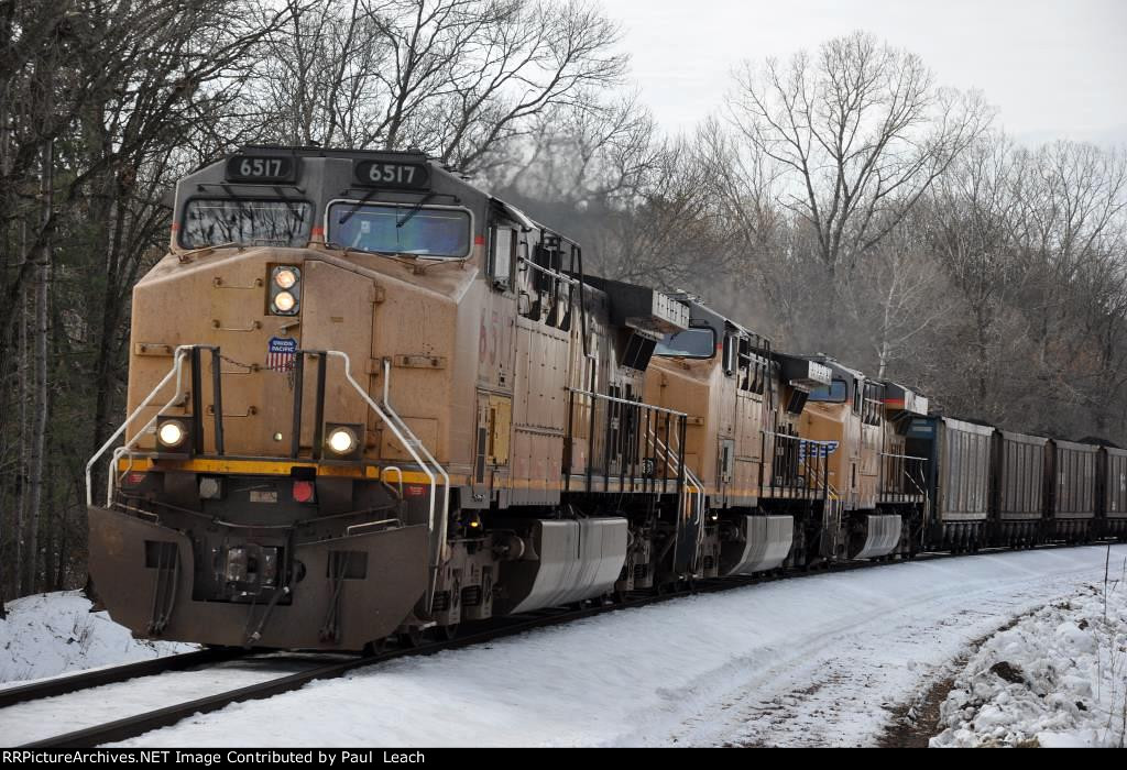 Eastbound loaded coal train